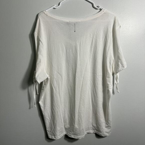 NWT AllSaints Kay V-Neck Tie Sleeves - Picture 4 of 8